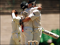 रिकी पाँटिंग और मैथ्यू हेडन