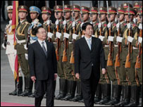 Wen Jiabao ve Şinzo Abe