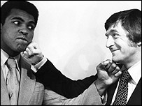 Muhammad Ali and Michael Parkinson in 1974