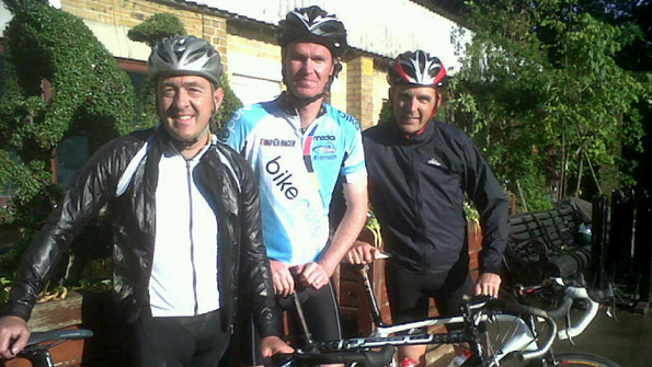 Still smiling at the end of the course... somehow.