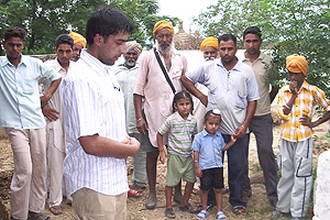 Off the main route from Ludhiana to Amritsar is the remote village of Chahot. For Qasim this is the first time he has visited the Indian village which some of his relatives called home before partition.