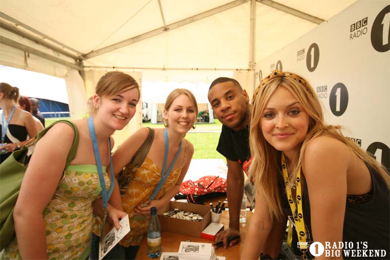 Signing sessions with Fearne and Reggie
