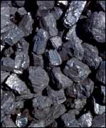 A pile of coal