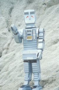 Marvin the paranoid android waving.