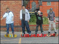 Skateboarders
