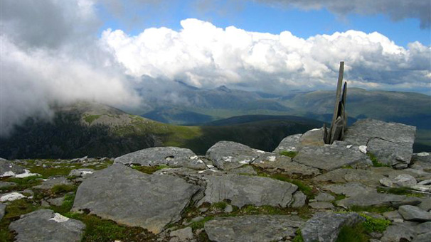 These hills are part of a group called the Fannaichs, south of Ullapool.