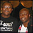 Ibrahim Sannie and footballer Abedi pele