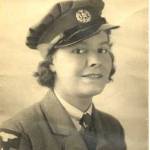 Joan In her WRAF uniform