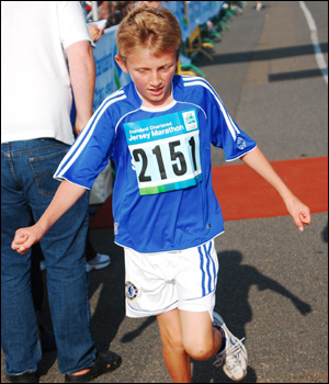 Photos from the finish line of the 3k Fun Run