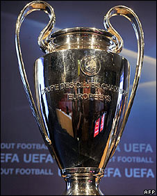 The Champions League trophy