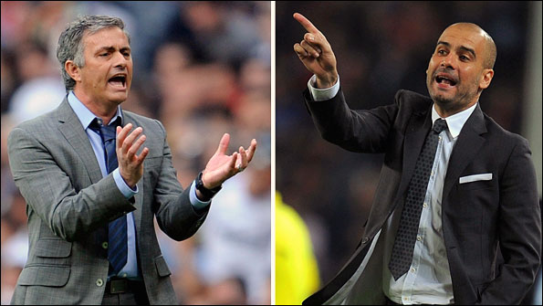 Jose Mourinho and Pep Guardiola