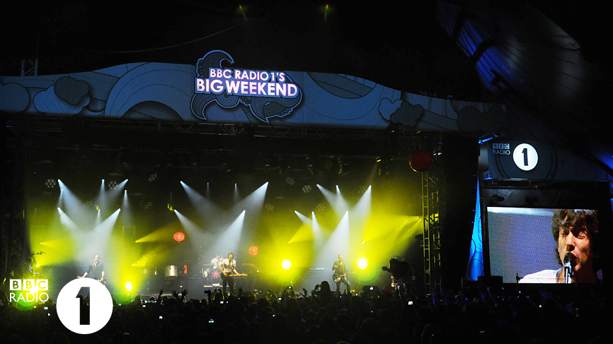 Snow Patrol on stage