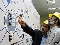 حداد عادل در ديدار از نيروگاه بوشهر