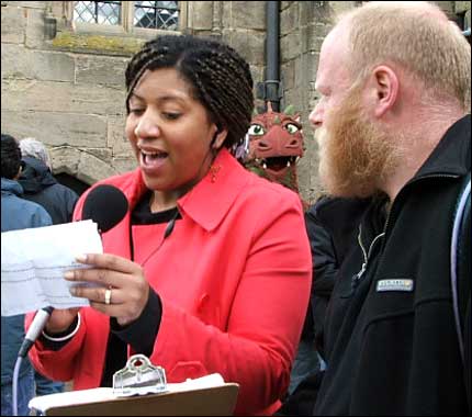 Trish and Eddie have a chat