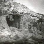 The town of Monte Cassino, Italy after the bombing taken by Arthur Clarke from Chesterfield who was a soldier there.