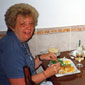 Bridie and Danny on holiday in Sardinia 2007. Celebrating their 49th wedding anniversay