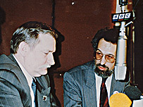 Lech Wałęsa i Eugeniusz Smolar