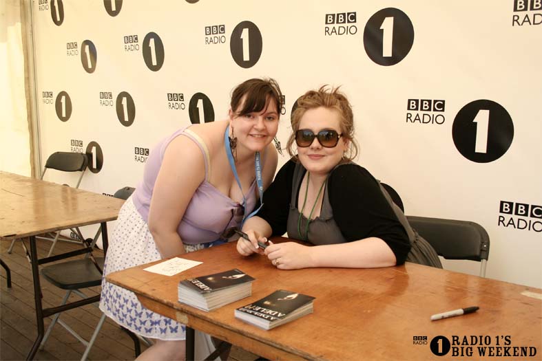 Signing sessions with Adele