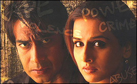 Ajay Devgan and Vidya Balan