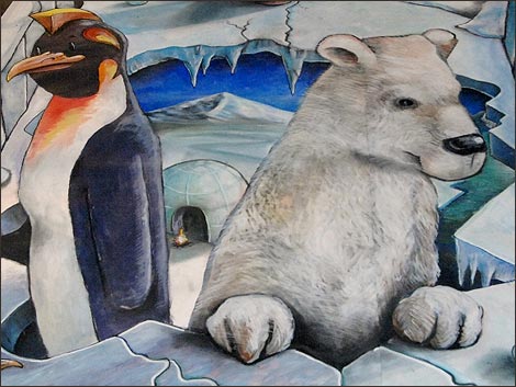 3D winter wonderland