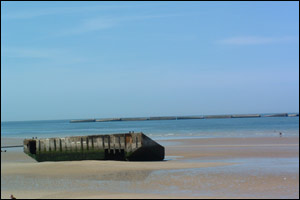 Arromanche Beach memorial by Brian Pearson