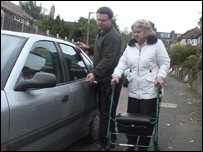 Gill, out and about in Rochester.