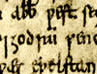Excerpt from 'The Parker Chronicle' (890AD), the oldest surviving manuscript of the Anglo-Saxon Chronicle