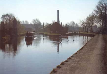 The canal at Etruria in Stoke-on-Trent