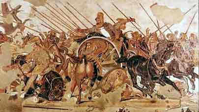 an image of Alexander the Great.