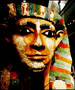 Egyptian sarcophagus at Manchester Museum