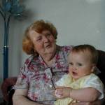 Mary Keegan with Emily Caslin 2001