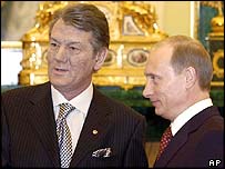 Yuşçenko ve Putin