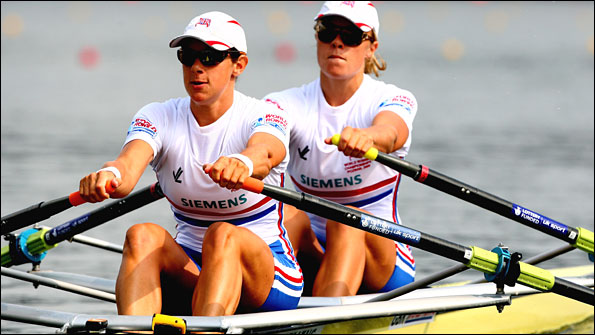 Annabel Vernon and Anna Watkins went from the women's Boat Race to the Olympics and a silver medal together at the 2009 World Championships - Photo: Getty