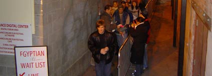 Queues form for Saved!