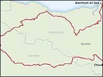 The Tour of Britain South West Stage route map
