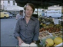 Gwyn Richards in Devizes Market Place