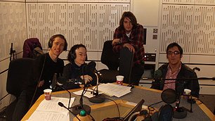 Mat Fraser, Liz Carr, Ollie King and Mike Oliver