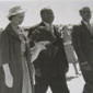 The Queen at the airport