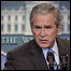 O presidente dos EUA, George W. Bush