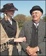 Tessa Dunlop with Percy Locke