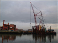 Ringer crane at Graythorp.