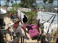 The Beech family taking a trek through Pokhara