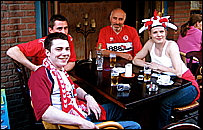 Ian Webster (France) and Jess Chamberlin (USA)