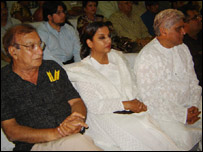 अहमद फ़राज़, शबाना आज़मी और जावेद अख़्तर