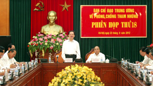 Thủ tướng Nguyễ́n Tấn Dũng chủ trì cuộc họp