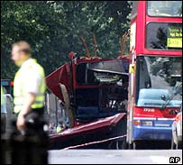 7 Temmuz'da saldırıya uğrayan otobüs