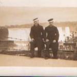 My father is the one on the left, he looks very young.