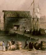 Emigrant's boat arrives in Canada