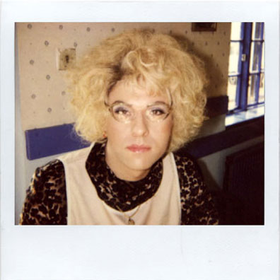 David Walliams make-up polaroid