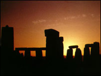 Sunrise over Stonehenge